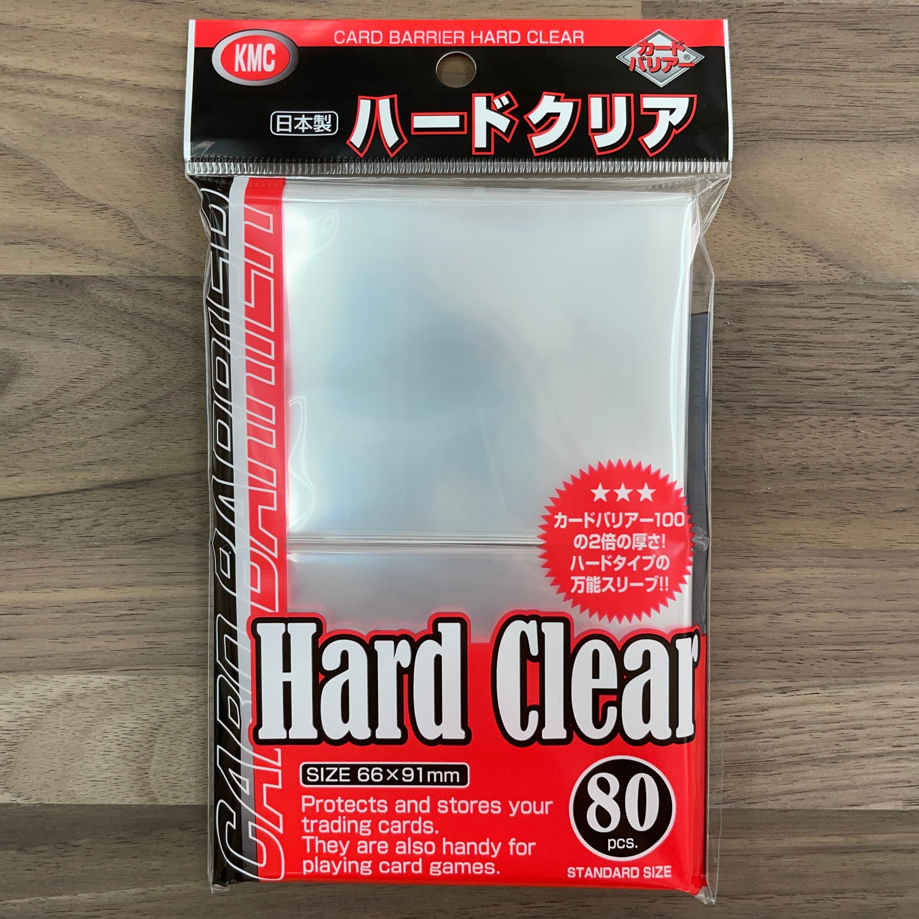 KMC CARD BARRIER Hard Clear 66 x 91 mm / 80