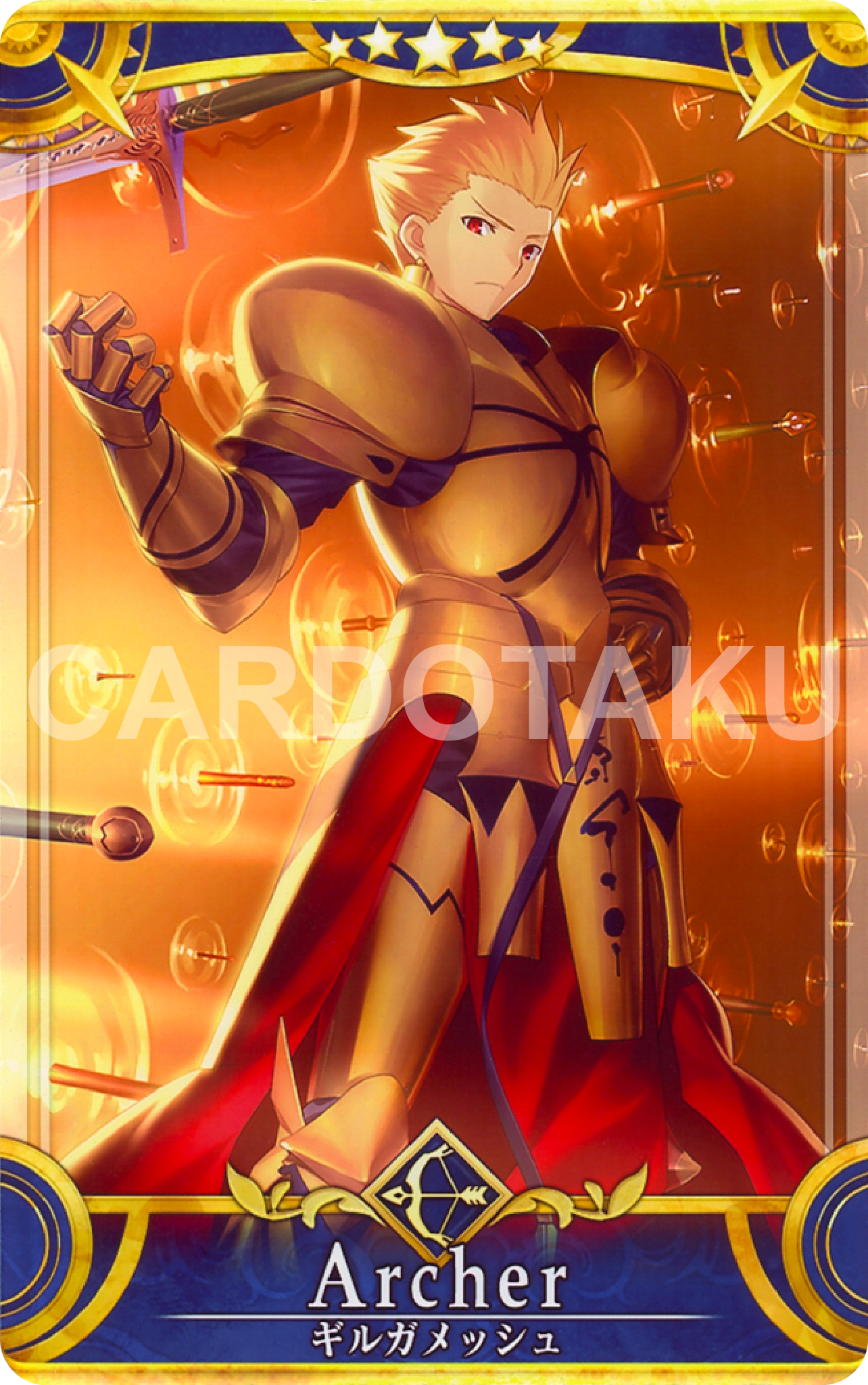 Fate/Grand Order Arcarde [Servant] [Second Coming Stage 1] No.012 Gilgamesh ★5