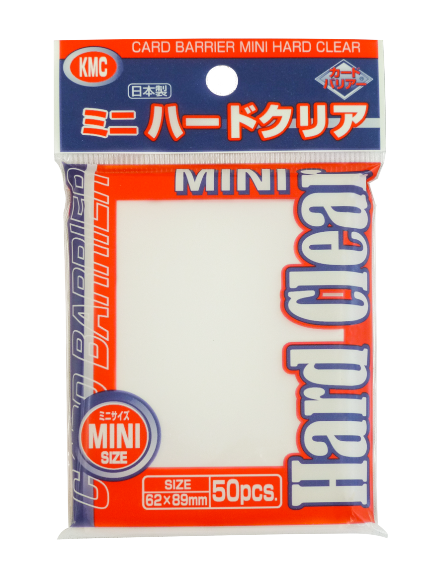 KMC CARD BARRIER Mini Hard Clear 62 x 89 mm  Size: 62 x 89mm / 50pcs